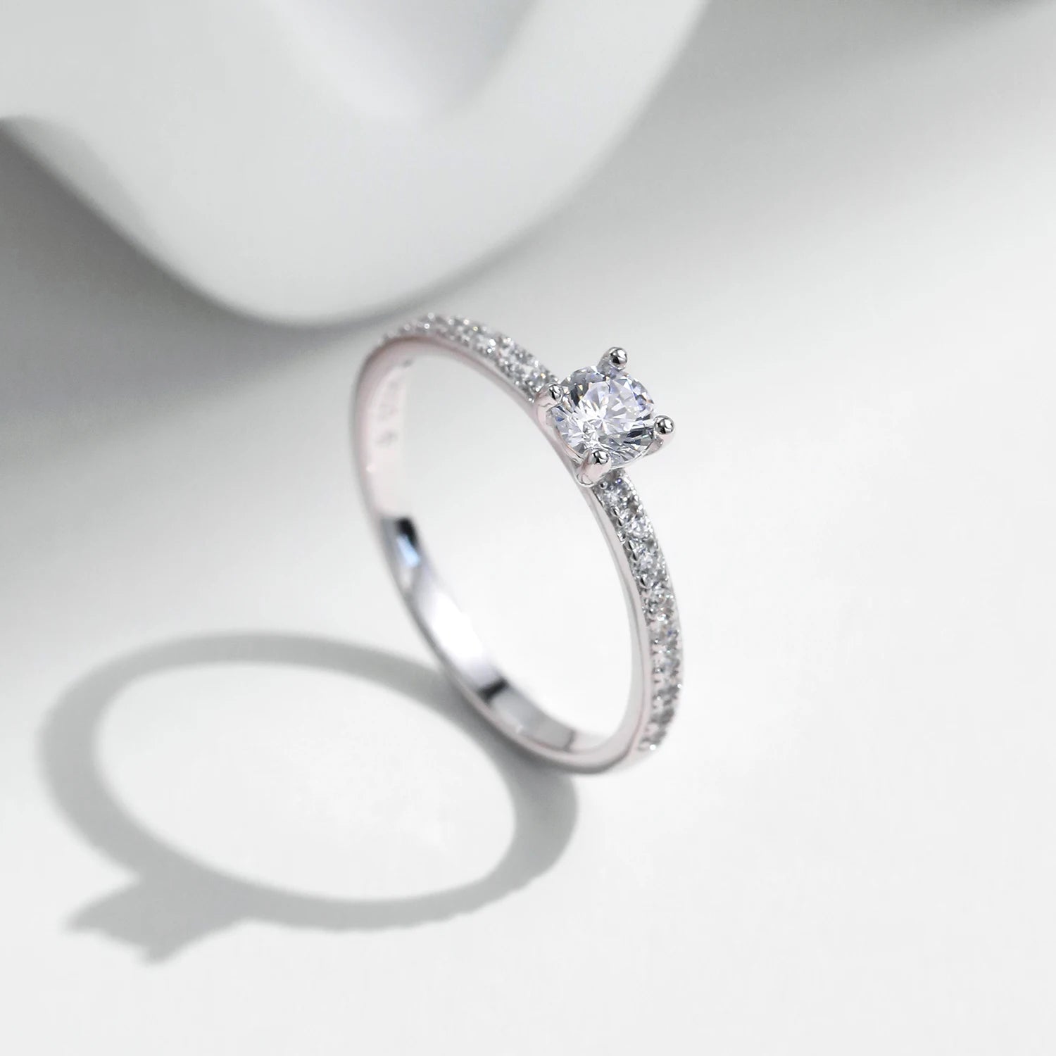 Bague Cocktail en Moissanite – Argent Sterling 925 Certifié
