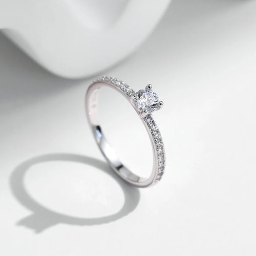 Bague Cocktail en Moissanite – Argent Sterling 925 Certifié